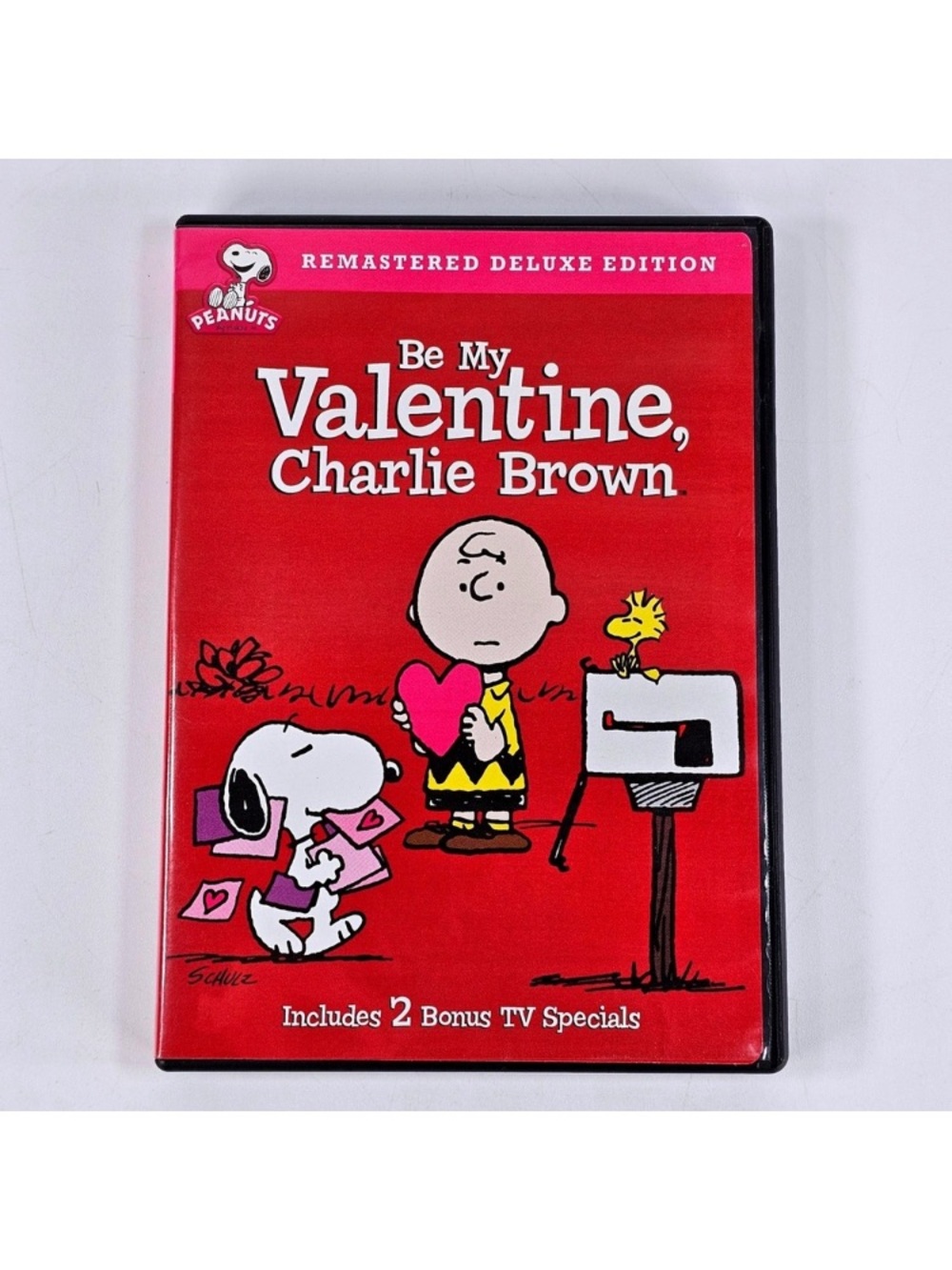 Peanuts Be My Valentine, Charlie Brown DVD - Red, Yellow, Pink, Black